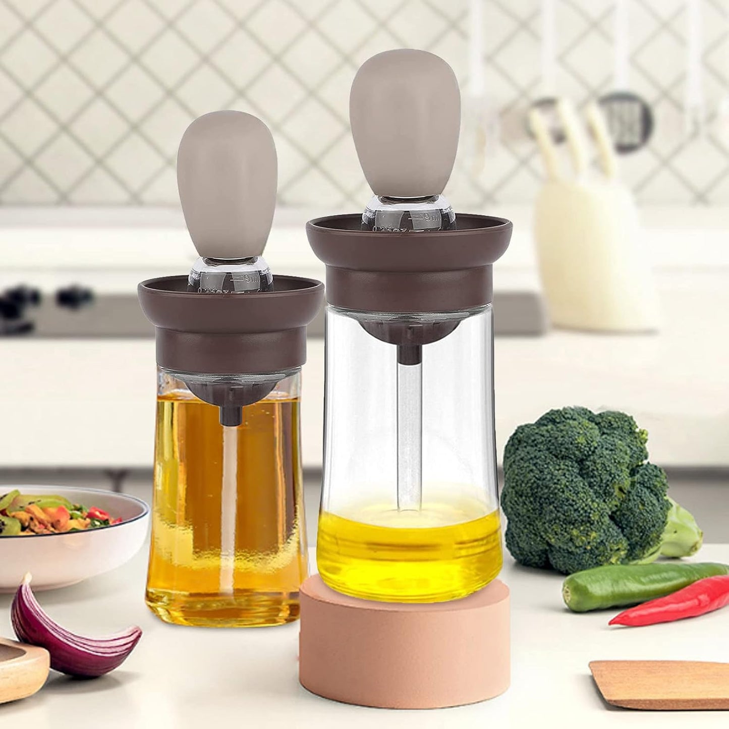 Silicone Oil  Brush Bottle