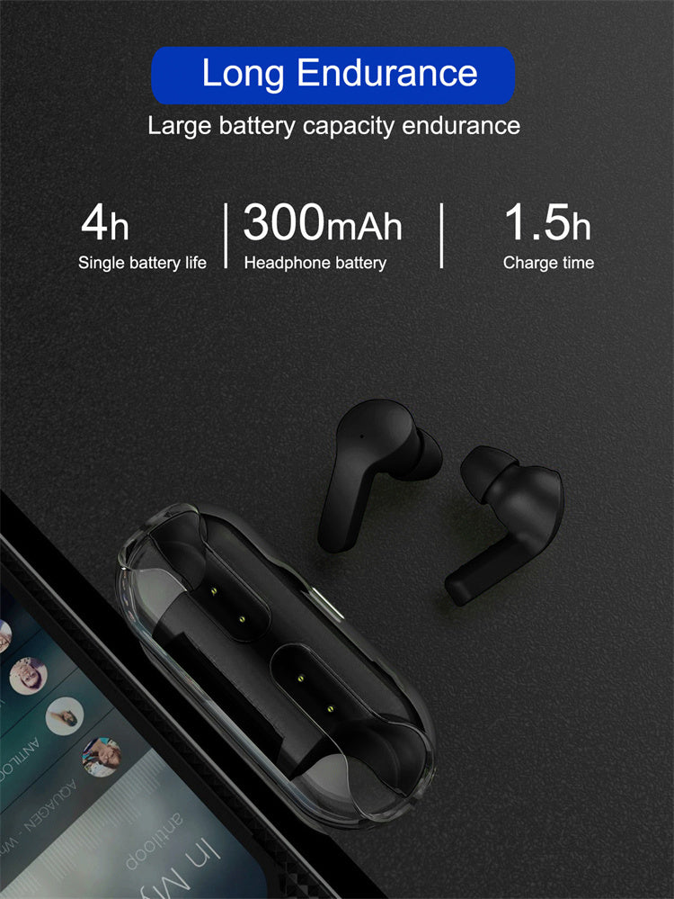 Crystal Wireless Earphones - Transparent Air 33 🎧✨