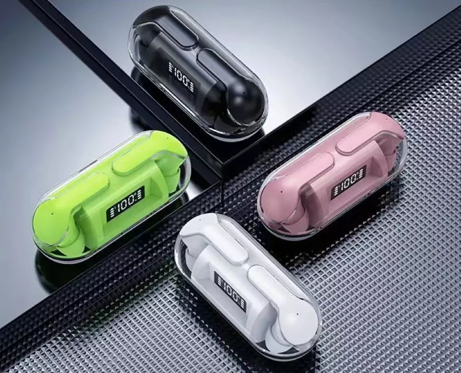 Crystal Wireless Earphones - Transparent Air 33 🎧✨