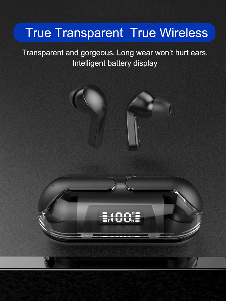 Crystal Wireless Earphones - Transparent Air 33 🎧✨